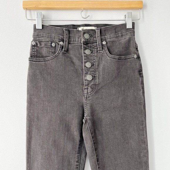 Madewell Cali Demi-Boot Jeans in Bellspring Wash: Button-Front Edition Size 23 - Picture 9 of 17
